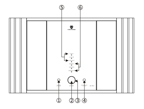 AD-1PA+ Hi-Fi pure amplifier high power high end amp 2 channel Professional Audio Pure Power Amplifier