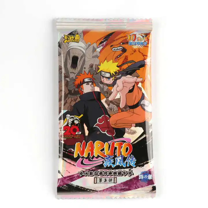 Wholesales Kayou 36/48 Box Narutoes Cards Collection Booster Box Tier 4 Wave 5 Sasuke Uzumaki Anime TCG SSR Playing Cards Game