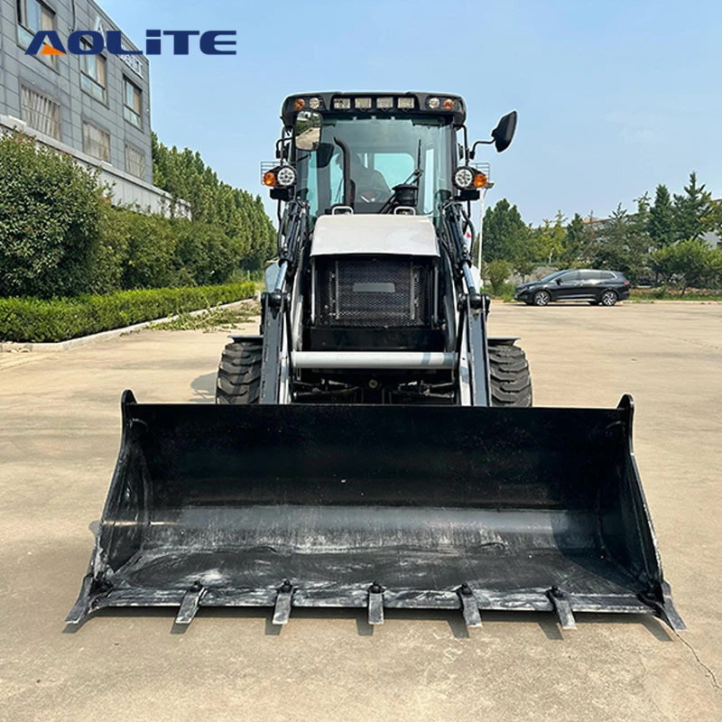 Экскаватор-погрузчик BL90-25 фронтального типа AOLITE высокого качества фронтальный погрузчик 2500 кг 4x4 с экскаватором