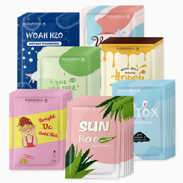 Пользовательская частная марка Корейская Отбеливающая увлажняющая косметическая маска для лица с фруктами ухода за