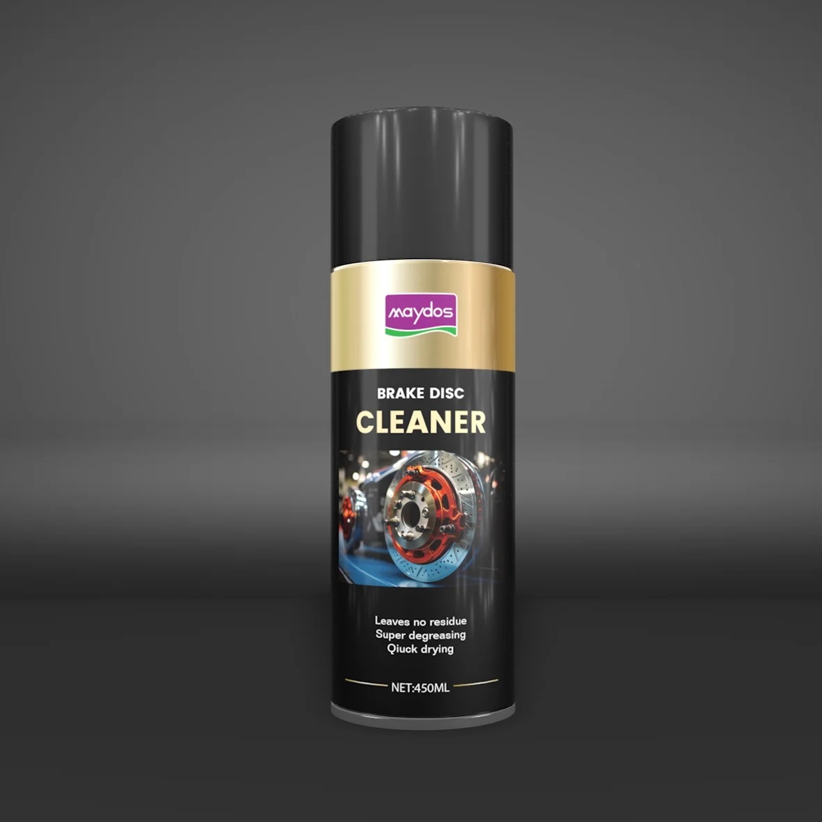 Customized 450ml Eco-friendly car brake system aerosol spray brake parts cleaner