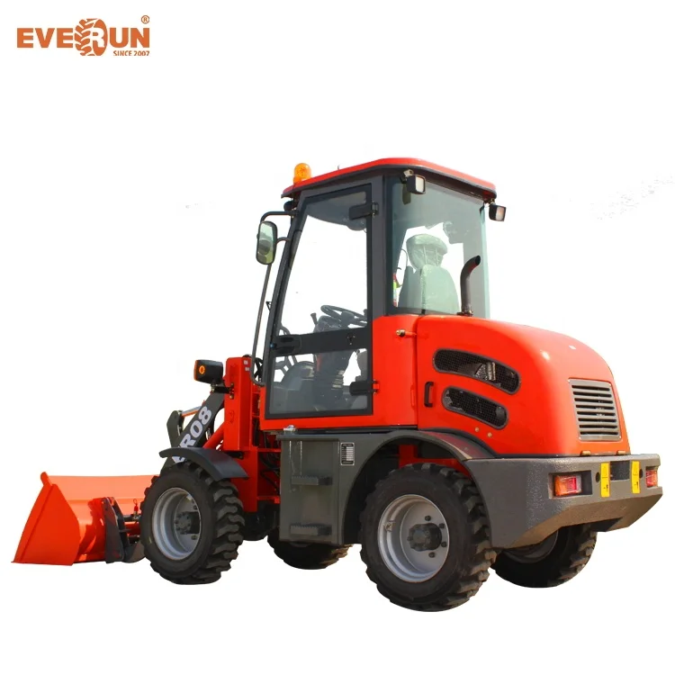 EVERUN CE Approved Articulated 0.8 Ton Multifunction Front End Loader with standard bucket