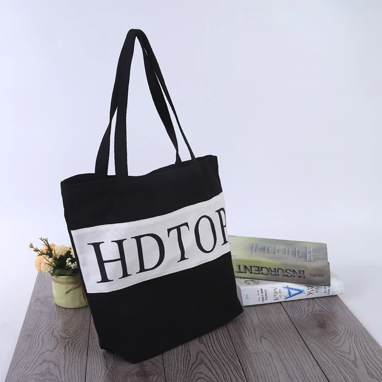 2019 Women Canvas Beach bag Tote Shoulder Bags Custom hand bag