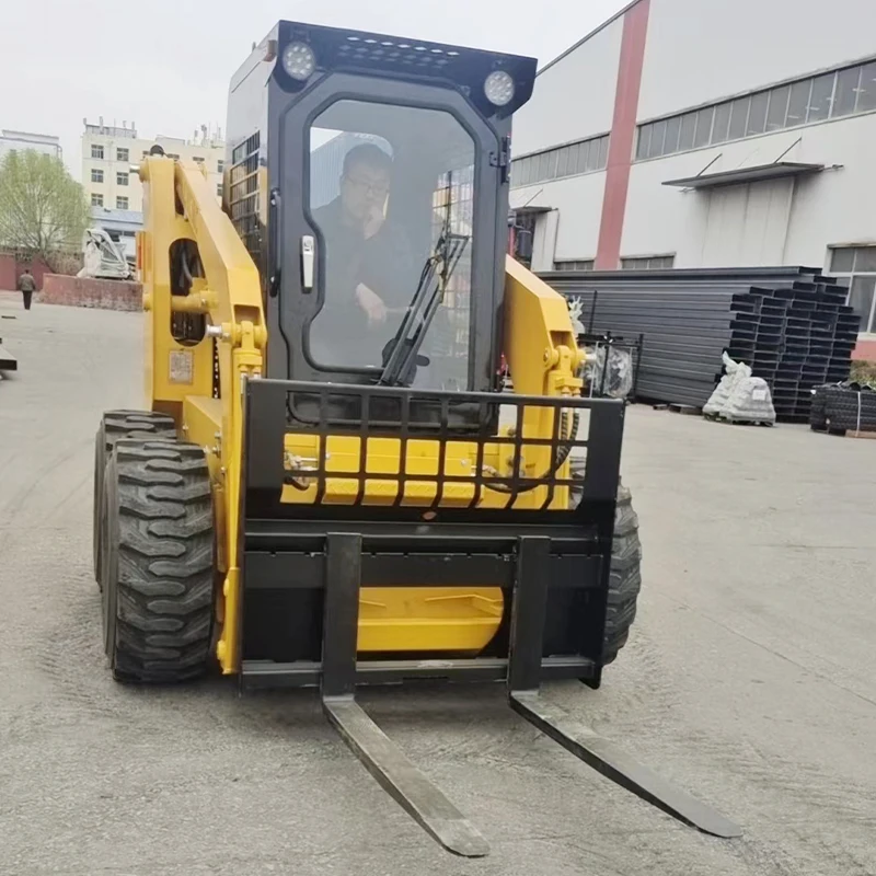 Euro 5 CE EPA Chinese Skid Steer Loader 3000KG 4000kg Mini Wheel Loader For Sale Skid Loaders Fast Delivery