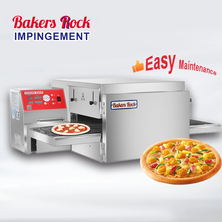 Коммерческая электрическая столешница для пиццы horno para Высокоэффективная 16-дюймовая цепная печь