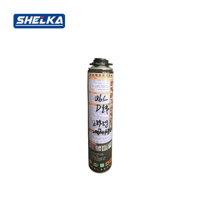 PU  foam 750ml waterproof expanding  polyurethane fire resistant foam