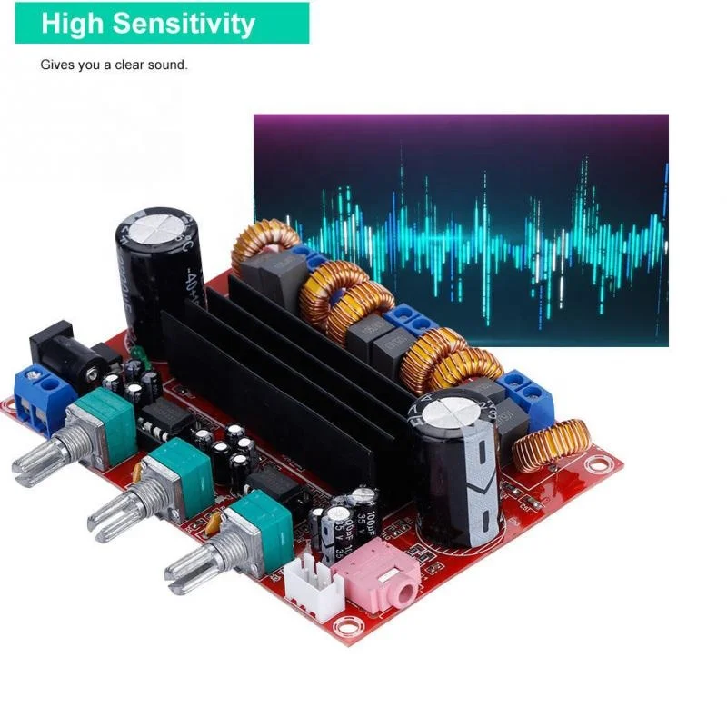 XH-M139 2.1 Amplifier Board Channel Digital Subwoofer Amplificateur de Puissance DC12V-24V 2*50W+100W Chip TPA3116D2