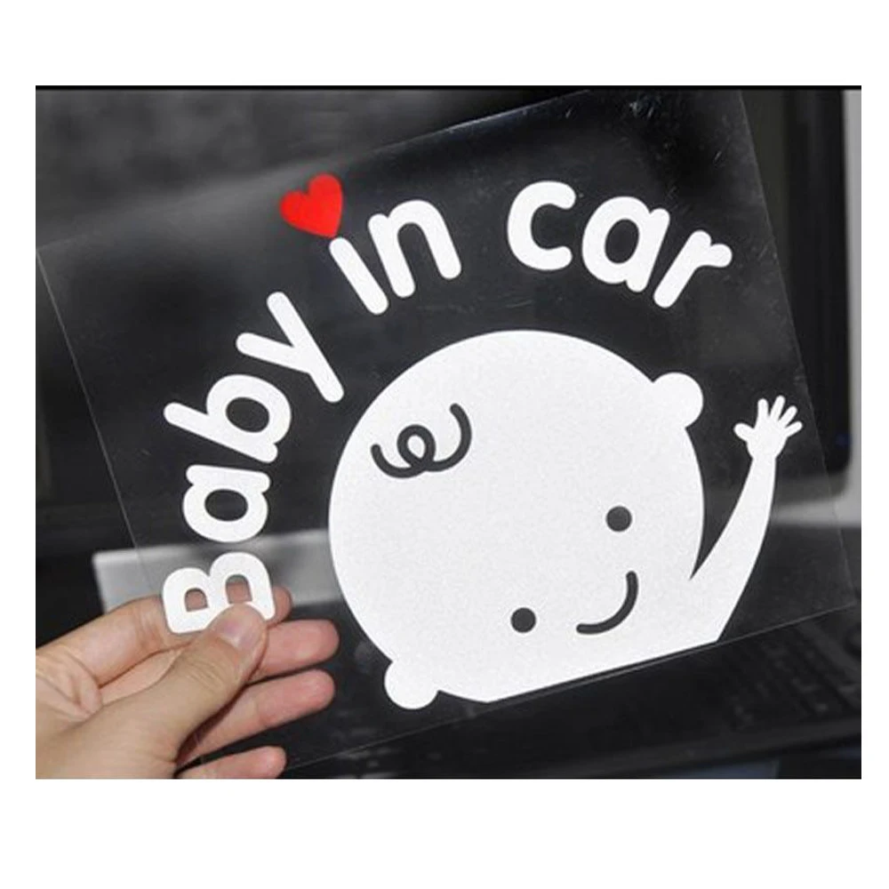 Custom printing logo curve out vinyl transfer decal car stickers