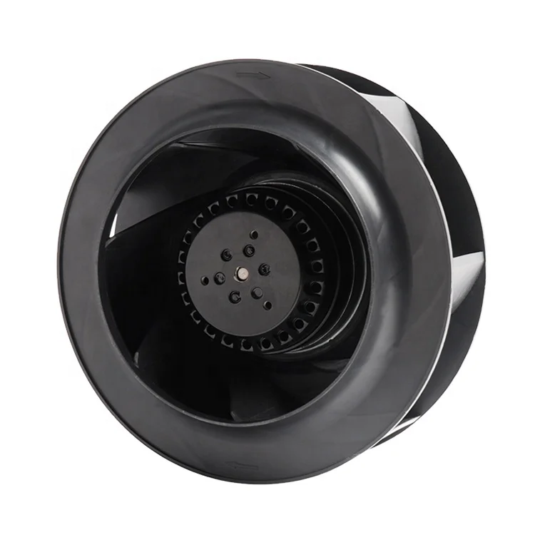 250mm Plastic Impeller AC Backward Centrifugal Fan Single-phase Three-phase Ball bearing 220V Ventilating Units
