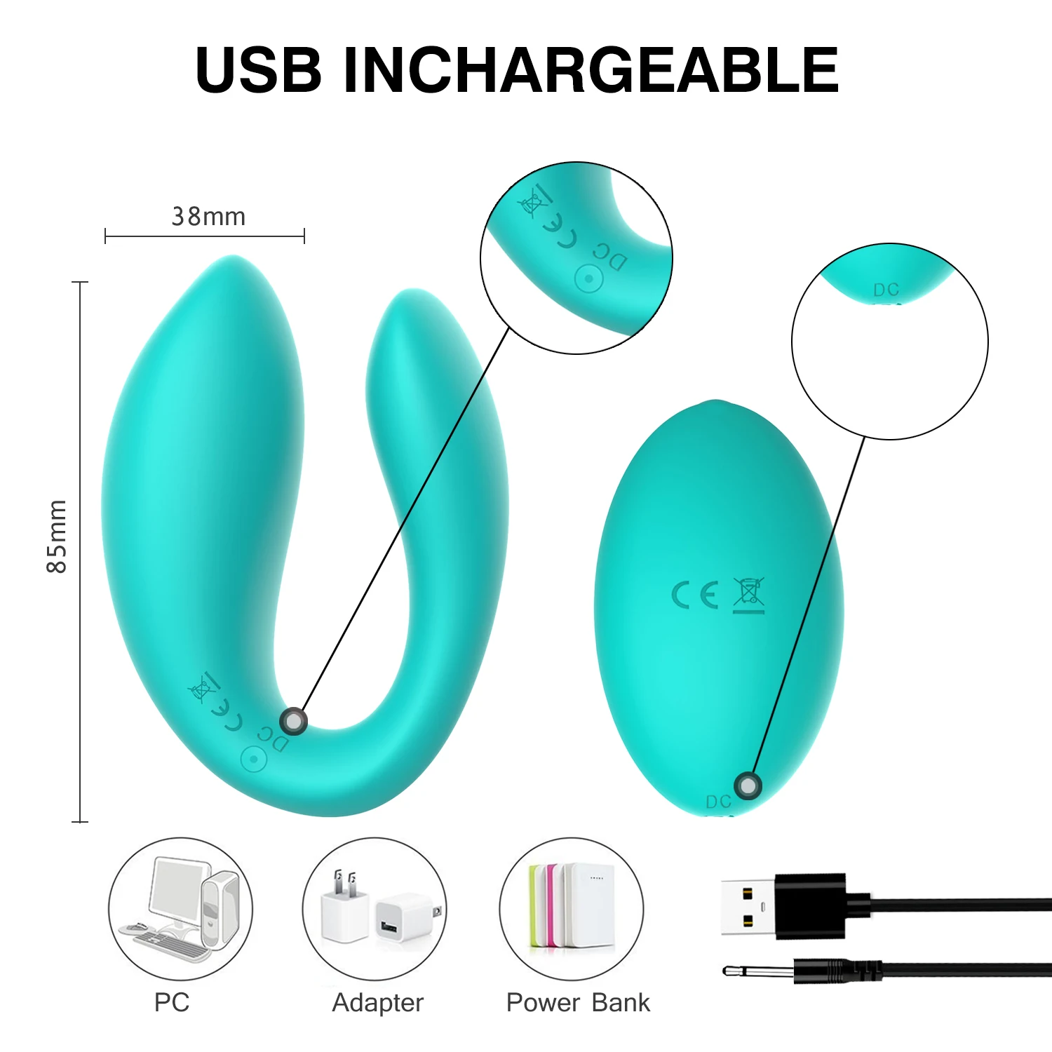 WINYI Wholesale Couples Vibrator Wireless Remote Dual Motor Clitoral Stimulator Vibrating Sex Toy Couple Vibrator For Women