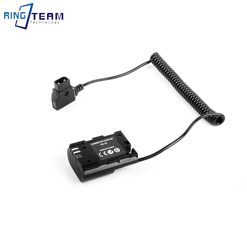 Адаптер-муфта постоянного тока адаптер-манекен аксессуар для аккумулятора D-Tap к LP-E6 адаптер-муфта полностью декодированный фиктивный батареи