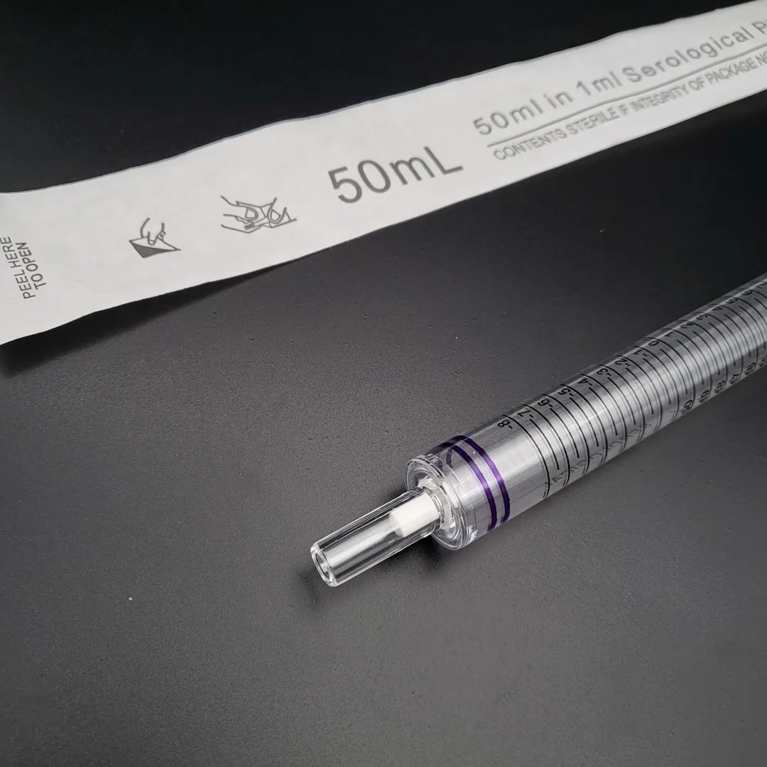 50m serological pipette plastic sterile serological pipette