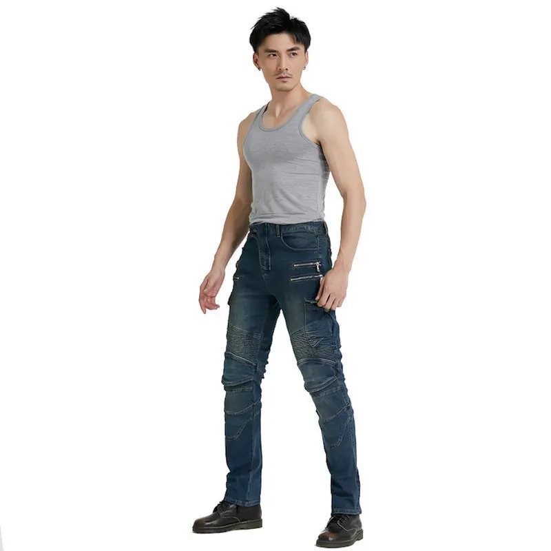 Pants Ce Armours Men Motorcycle Riding Jeans Pants Moto Jeans Protective Gear Mens Leather Motorcycle Pant Padded Trouser