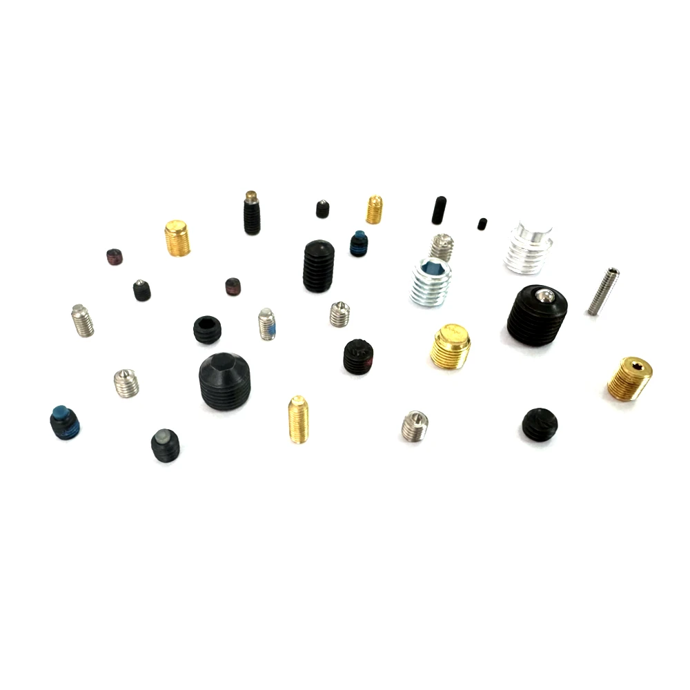 DIN913 DIN916 Headless Hexagon Socket Set Screws Brass Set Screws