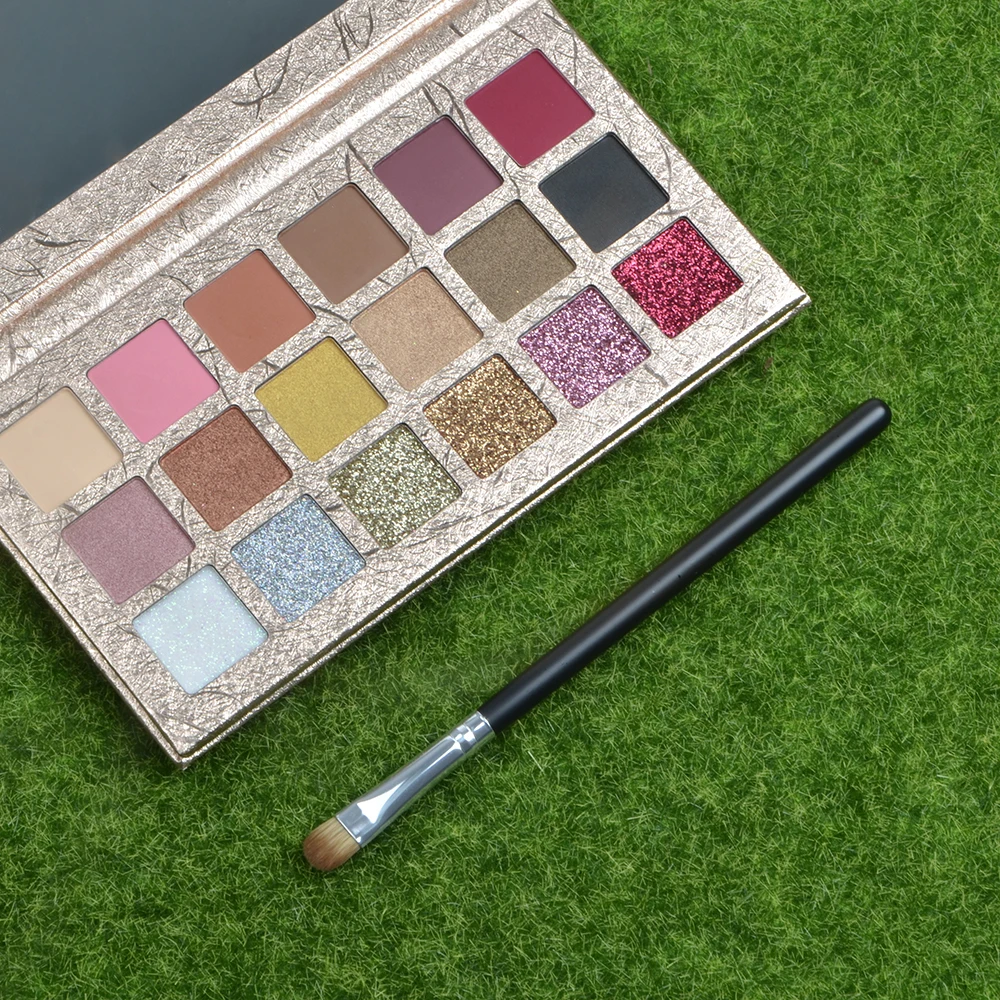 High Quality Custom Wholesale Silicone Hair Detailing Eyeshadow Makeup Brushes