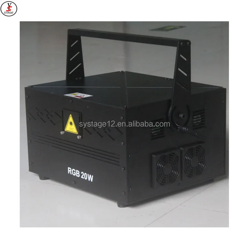 RGB 20w laser projector for outdoor big show