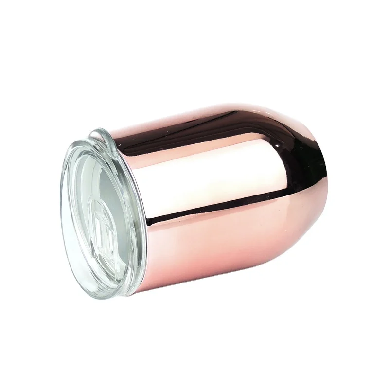 Popular Wine Tumbler Cups 12oz Double Wall Stainless Steel Travel Coffee Mugs