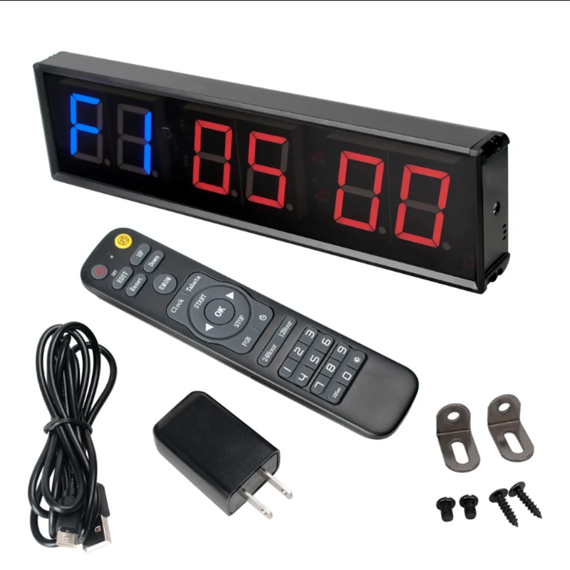 China Professional Manufacture Display Count Timer Clocks Led Clock Professional Digital Timer For Gym