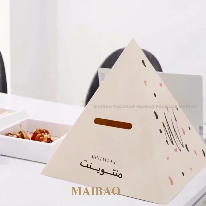 Luxury Pyramid Favors Gifts Boxes Chocolate /sugar Box Customized Candy Box Wedding On Sale