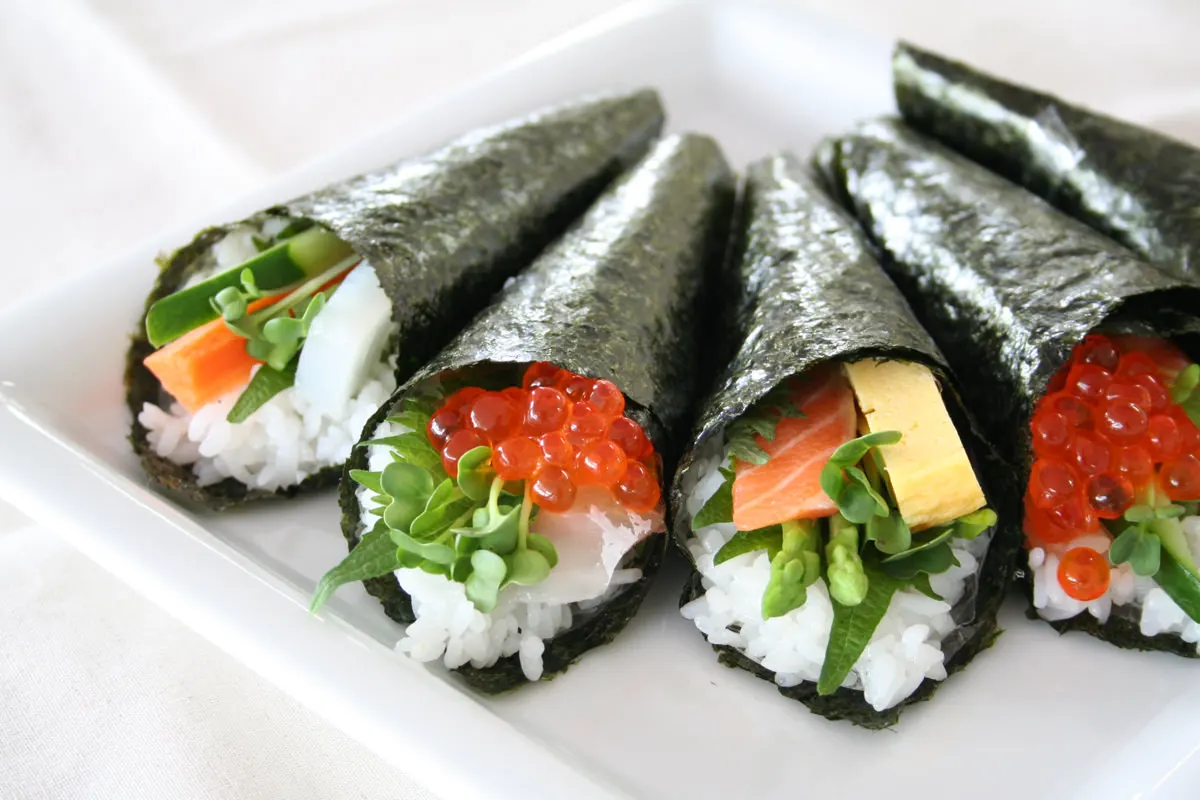 20sheets crispy temaki sushi nori packaging seaweed wrapper rice ball