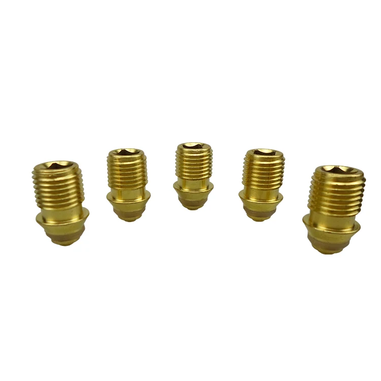 
Wholesale threaded brass hollow inserts for gas cylinders 