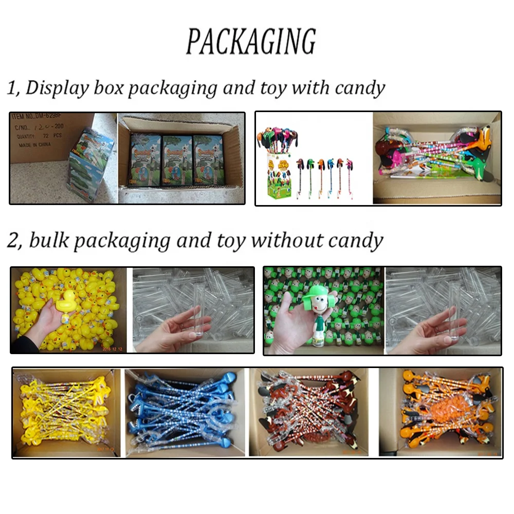 Novelty Candy Toys, Cute Rattle Toys Candy, Candy Filled Toys