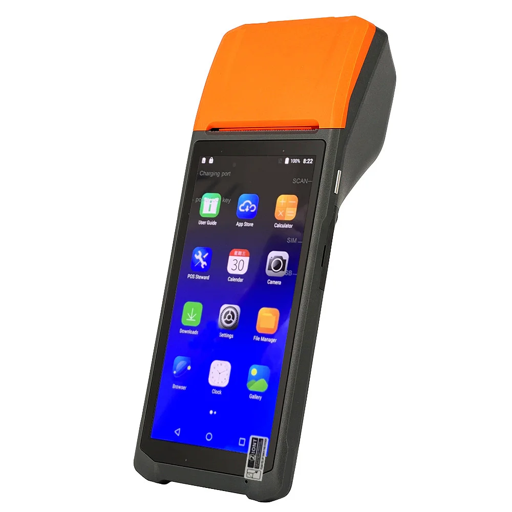 5.5 inch or 5.9 inch odm oem Smart Android Handheld wireless data payment pos system for sale
