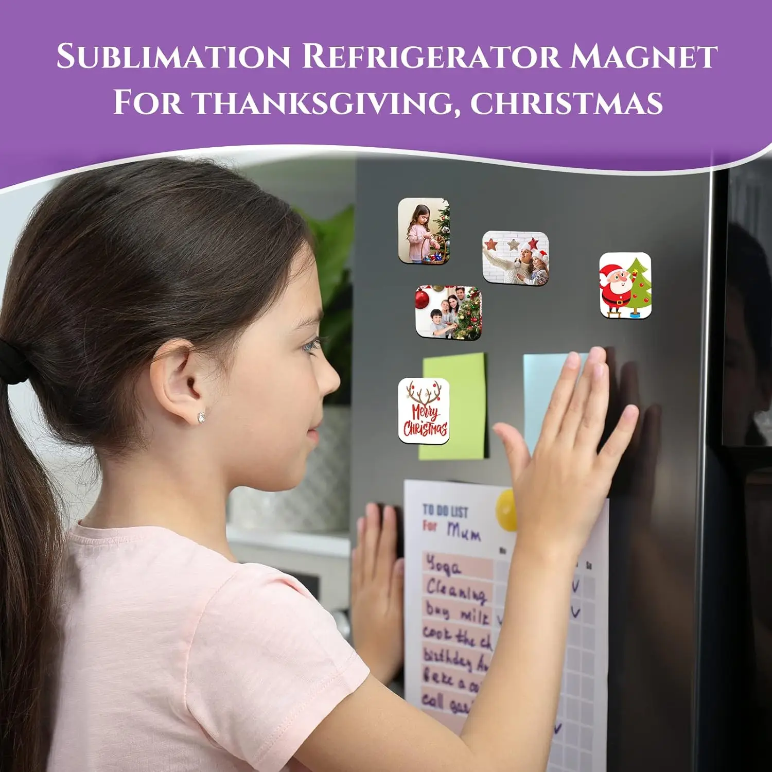 Sublimation Magnet Blanks Sublimation Blank Refrigerator Magnets  Rectangle Fridge Magnets for Decoration