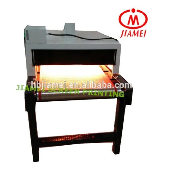 microwave tunnel silk screen printing conveyor dryer machine
