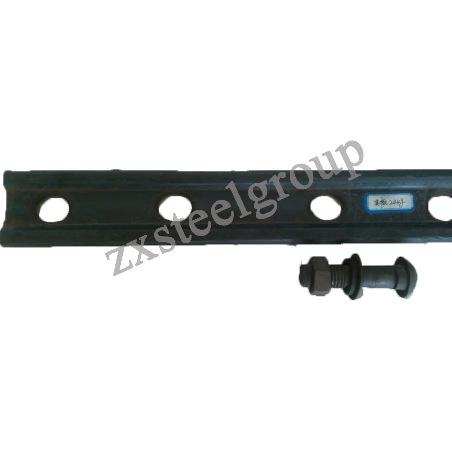 Wholesale Customized rail joint fastener 22kg rail fishplate on sale