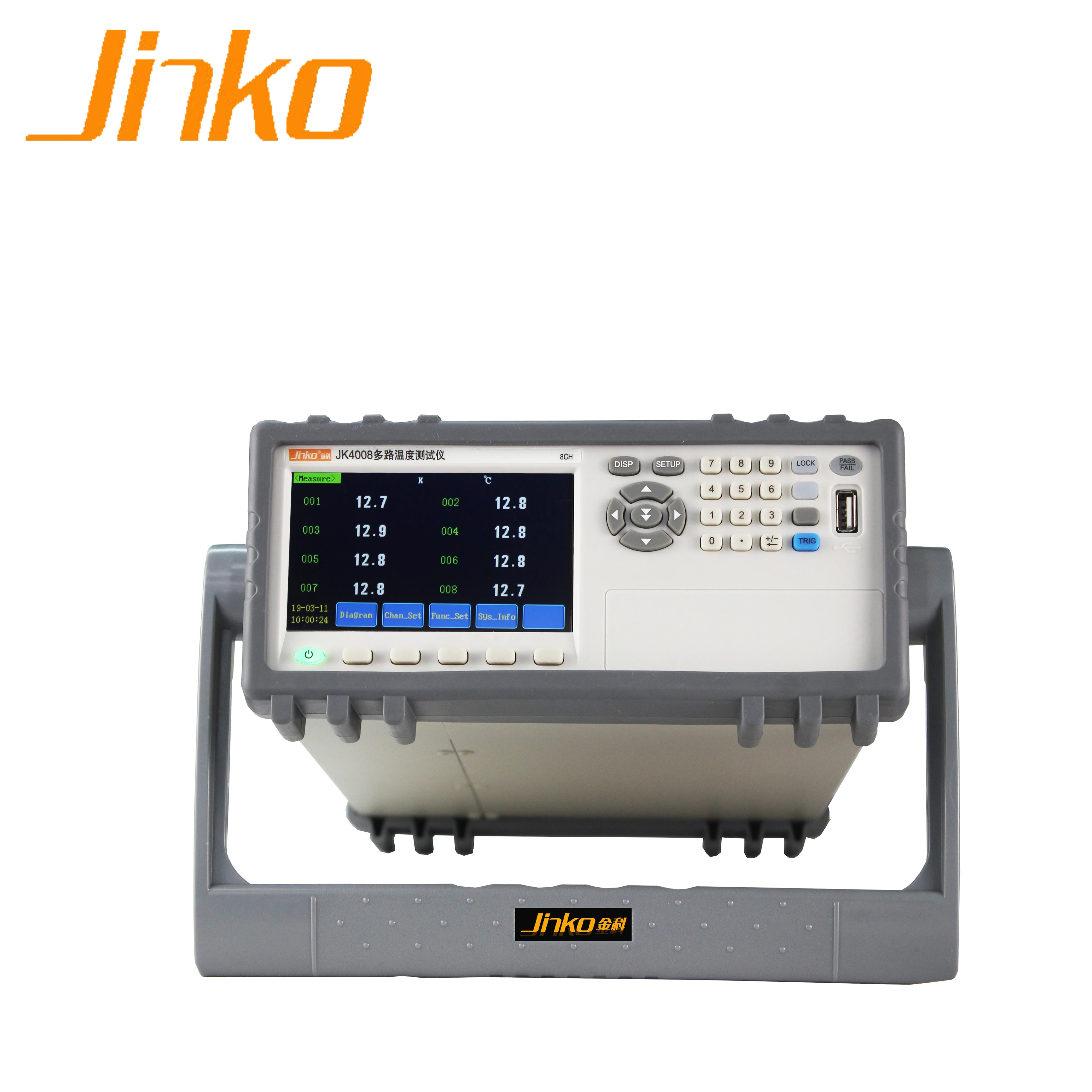 Многоканальный регистратор температуры Jinko JK4008 устройство записи данных