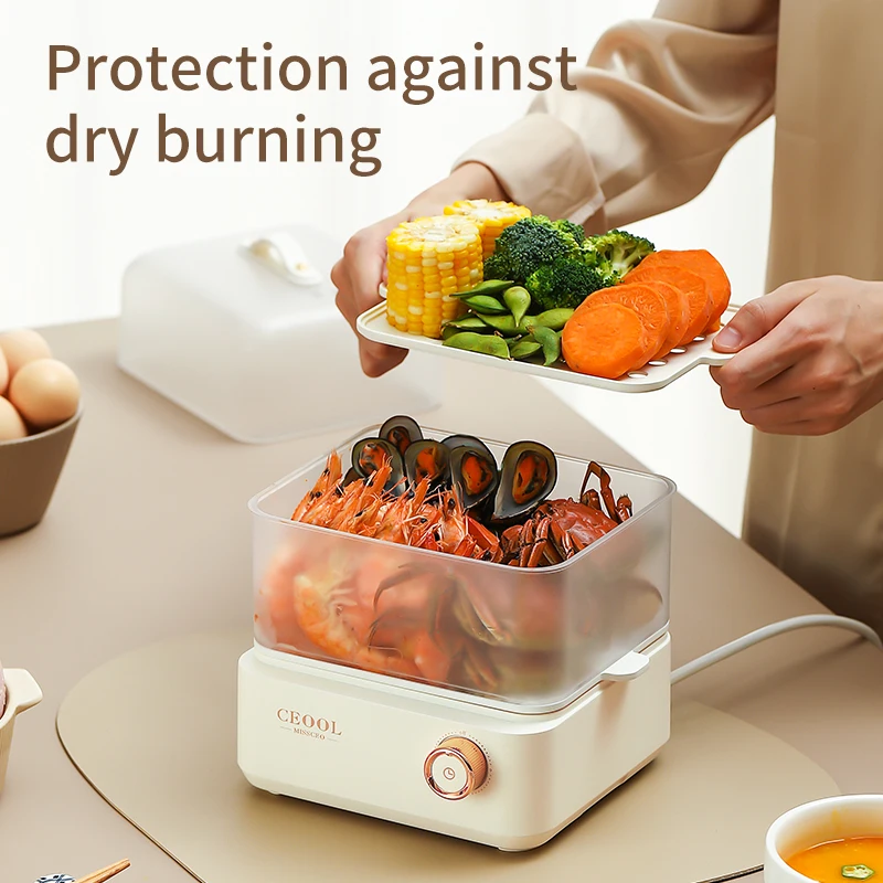 New Arrivals Egg Steamer Automatic Egg Cooker Double Layer Electric Egg Boiler Rapid