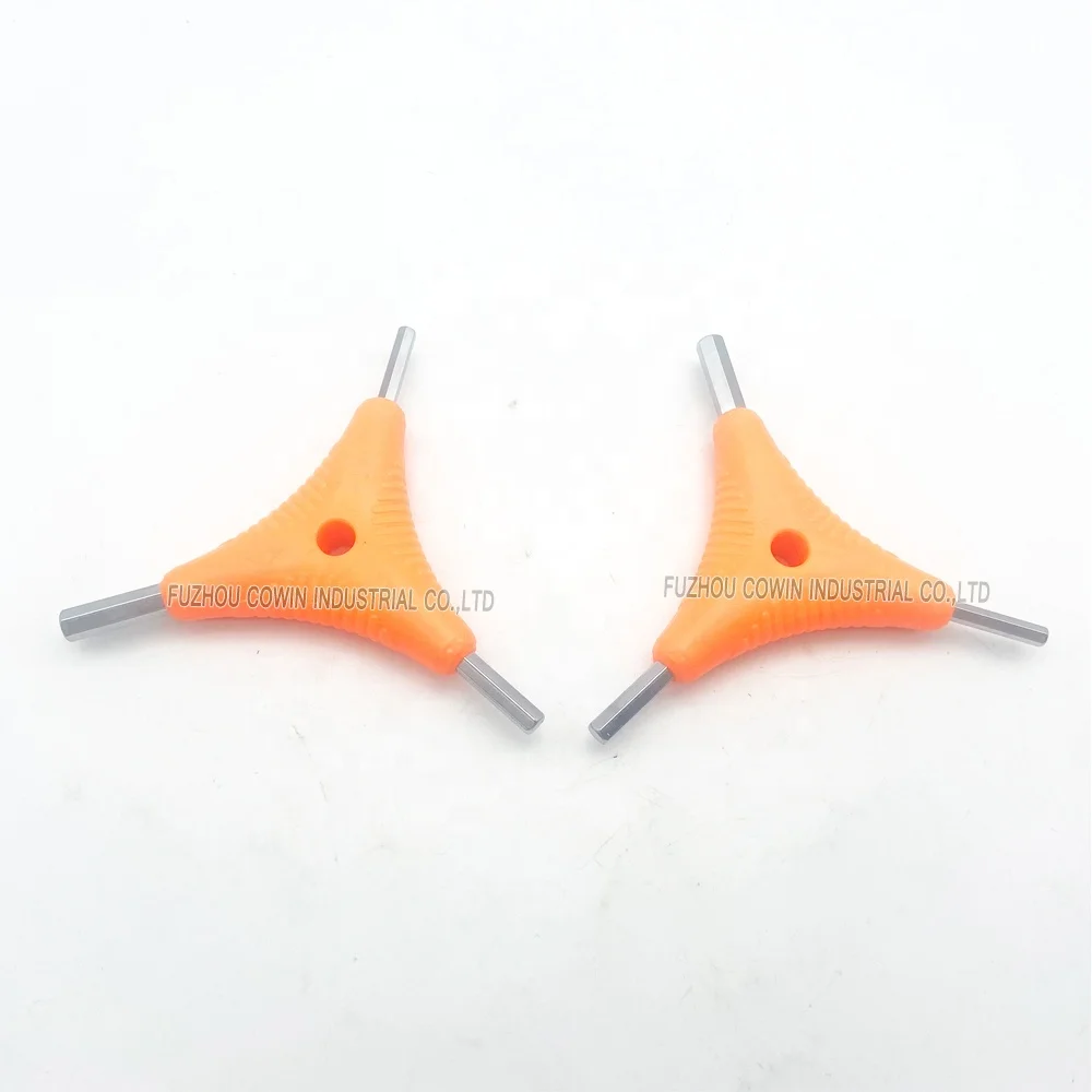 4/5/6mm Y type hex wrench with flat point Y shape bicycle repair tool allen key wrench