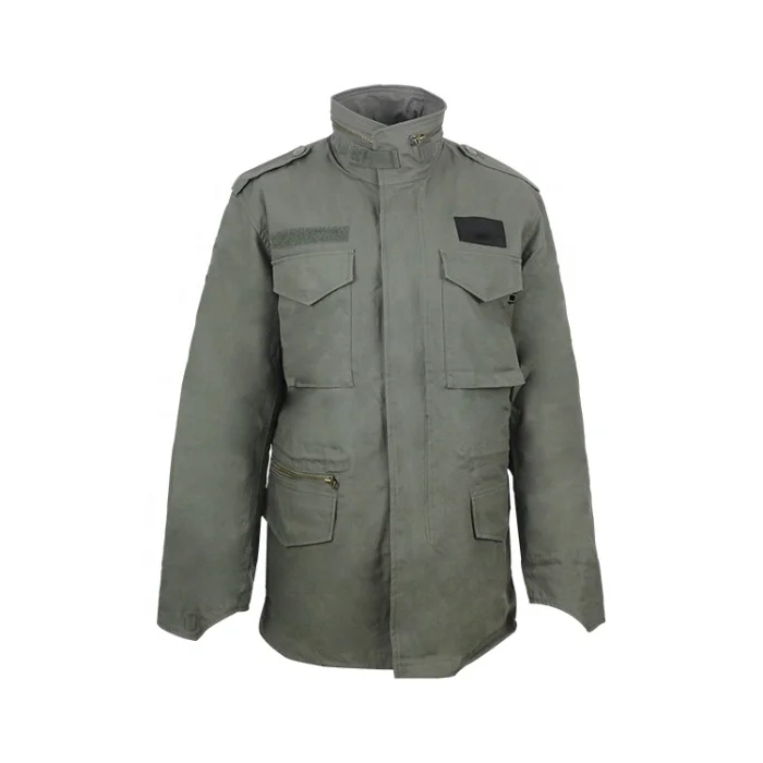 Innovative Military Olive Green Parka M65 Field Jacket Man Casual Jacket