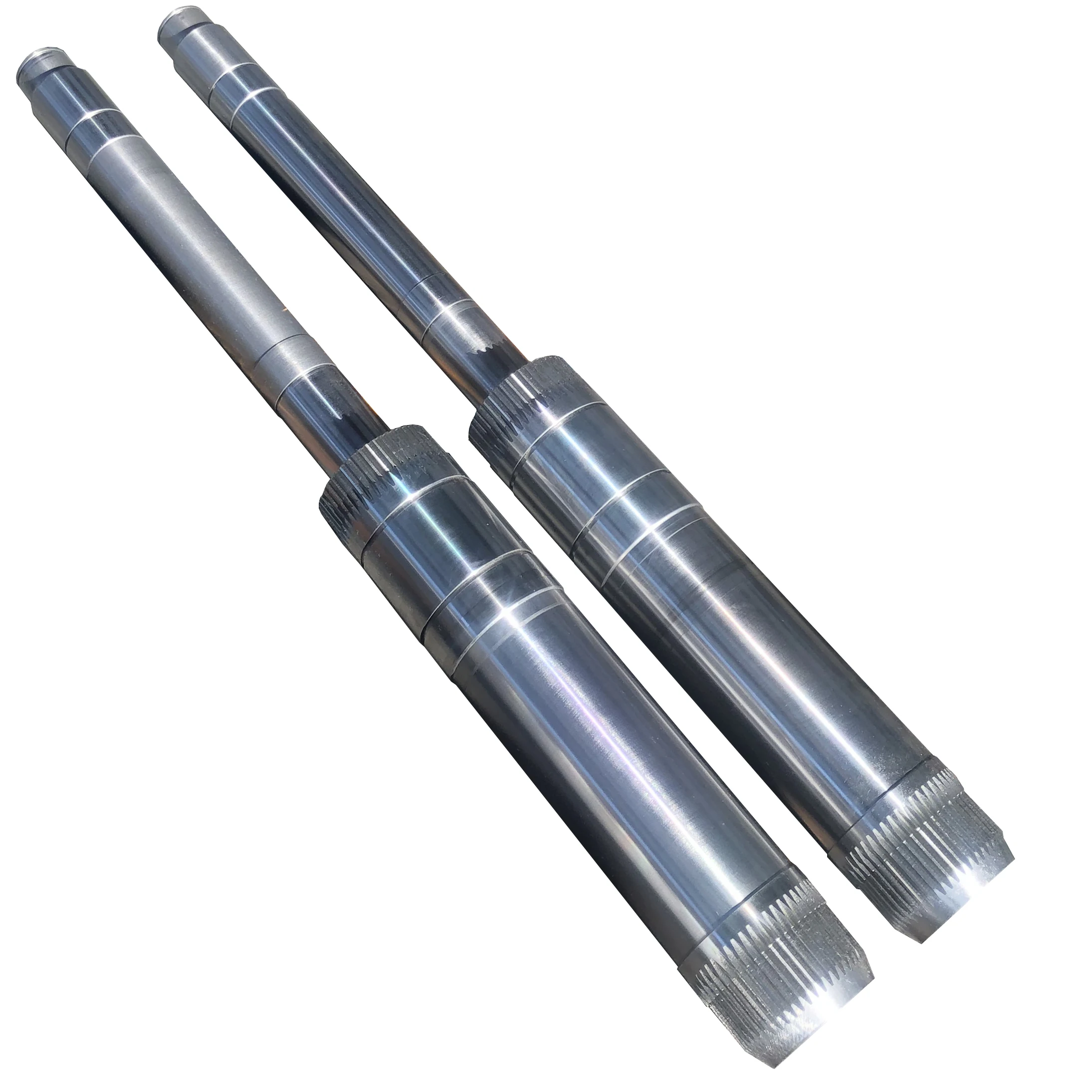 China Professional CNC Machining Custom Axle High Precision Gear Shafts Steel Spline Shaft