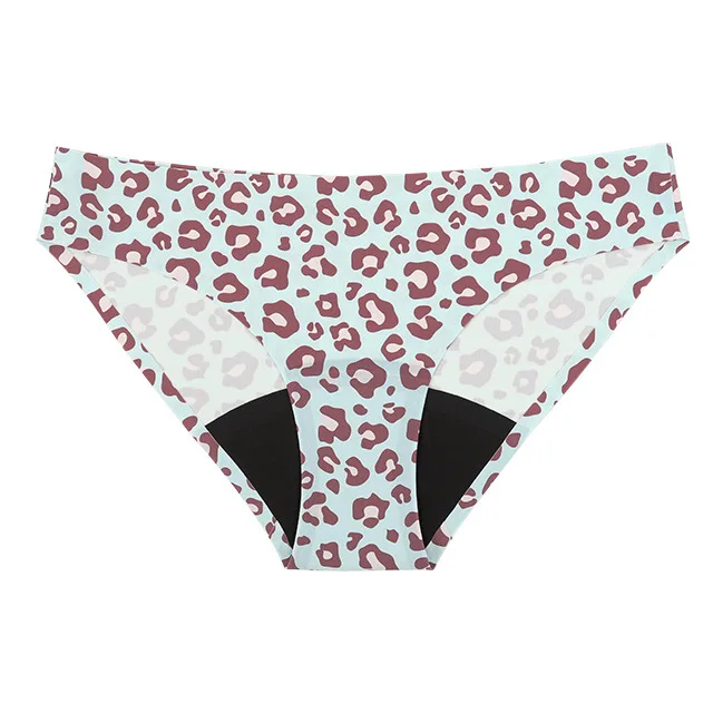 China Wholesale Modeling Plus Size Leopard Print Period Thong For Female Beautiful Women Girls