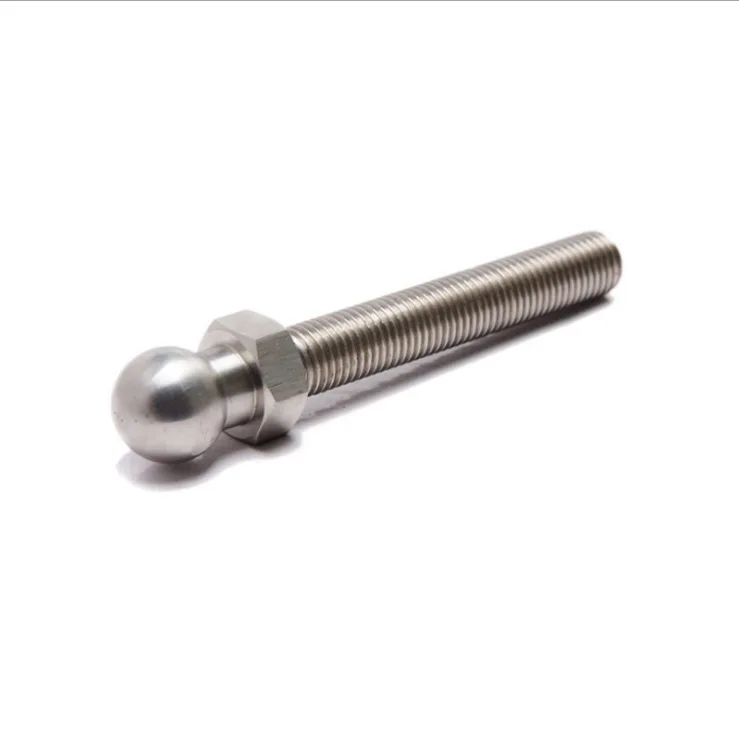 Custom Stainless Steel Threaded Male Hex Ball Head Bolt M5 M6 Pin ball stud Bolt End Fittings
