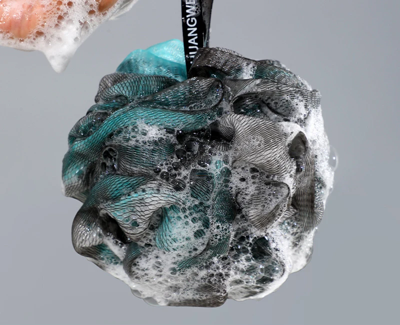 Extra Large Mesh Pouf Soft Scrubber for Men and Women Exfoliate with Big Gentle Cleanse in Beauty Bathing Accessories