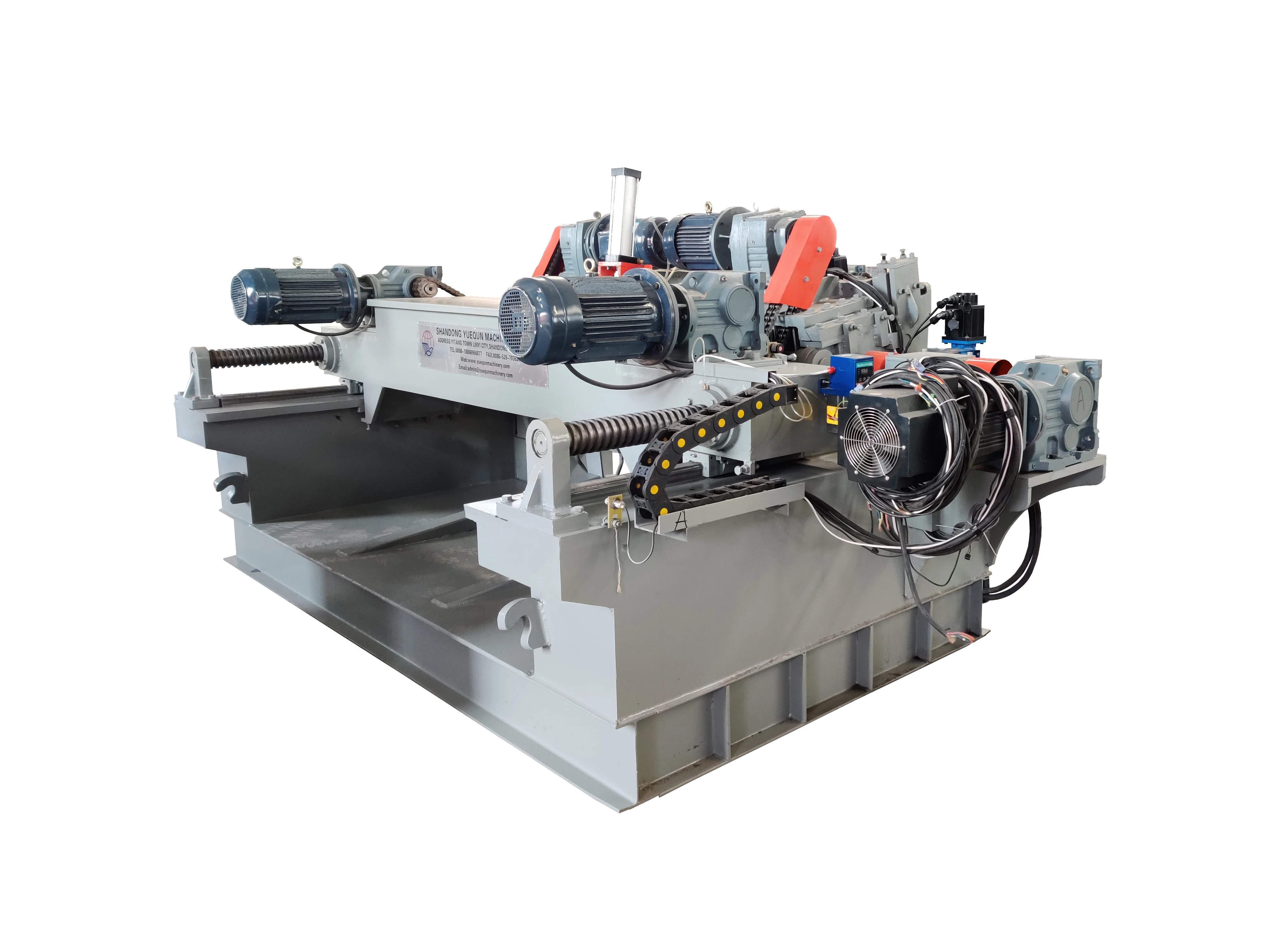 Heavy-Duty Double Roller Veneer Peeling Machine for Wood Based Panels Machinery
