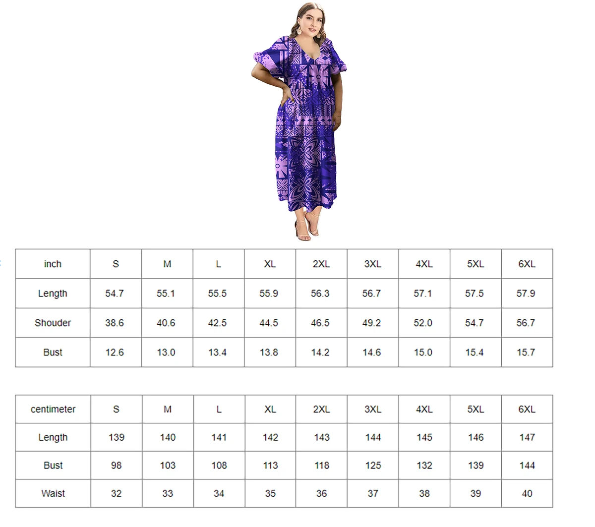 Summer Pacific island polynesian Beach Hawaiian Dress Polynesian Samoan Tribal Pattern Design Fashion Casual Dresses