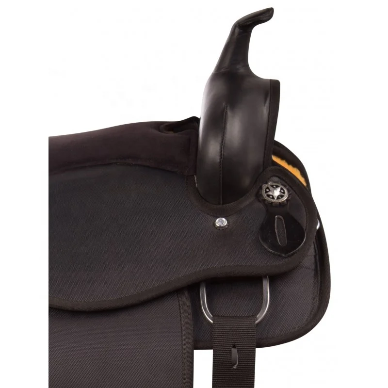 Top Quality Synthetic Western Saddle Ideal for Daily Ride Available with different seat sizes