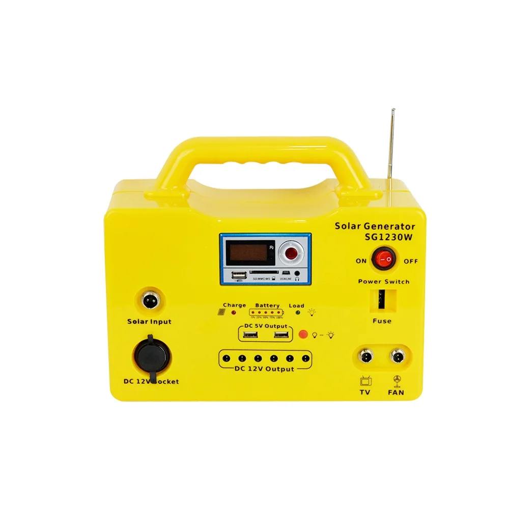 High Efficiency emergency  portable Solar Generator fast charging Power Bank