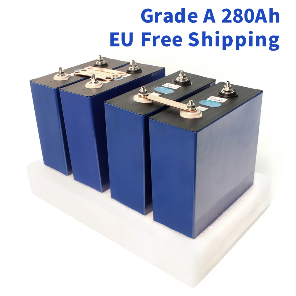 EU Free Shipping EV lf280k 3.2v lifepo4 battery grade A  lithium matched LFP Zellen LiFePO4 Akkus 280ah lf280 lf280n