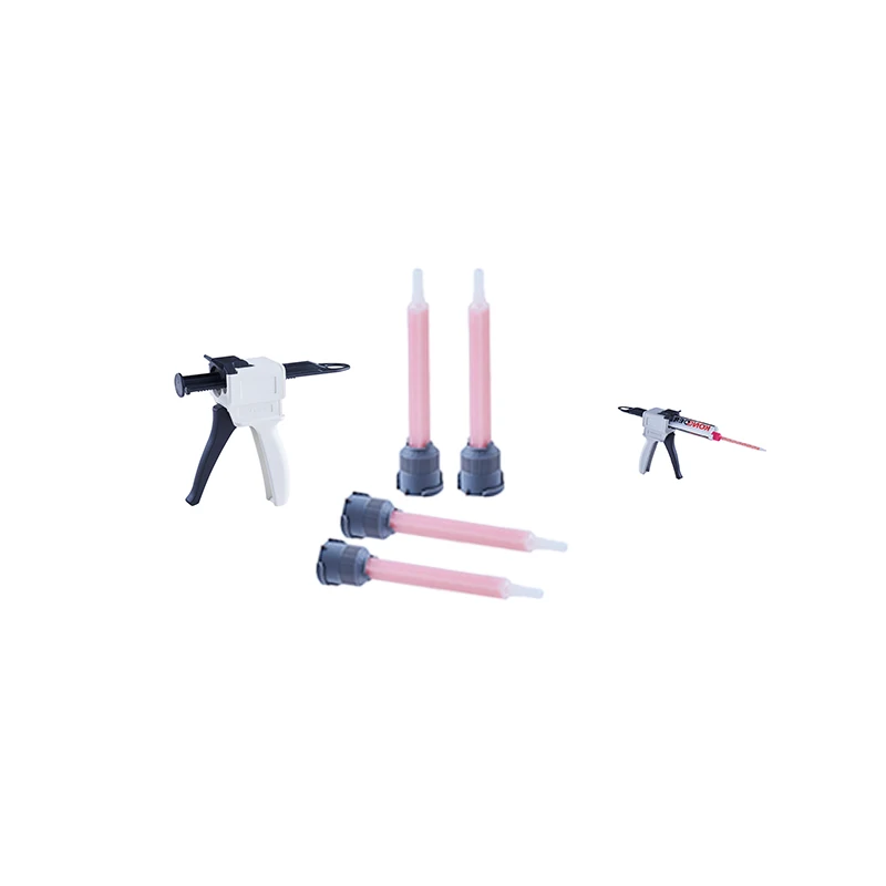 50&75m Quick curing marble bonding glue gun static mixer joint gule gun Threaded mixing tube Simple installation glue gun tip