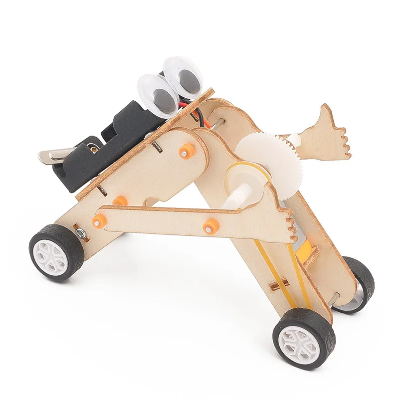Science And Technology Small Production Kids Handmade DIY Like Robot Assembling Model Physical Science STEM Educational Toy
