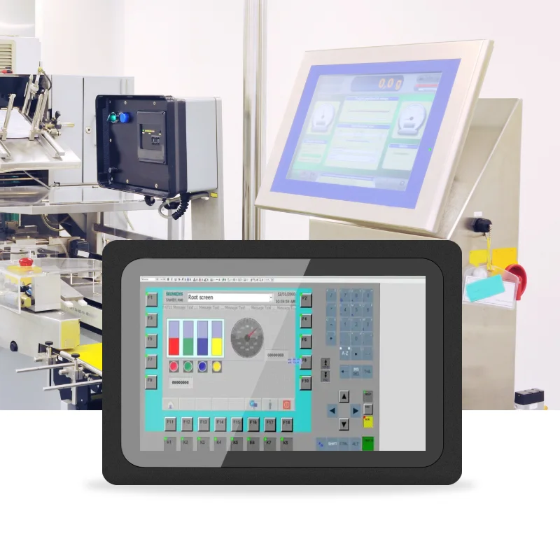 OEM PTC10W supermarket cheap Wifi Keyboard 2.4GHz capacitive screen usb port 12 Months software Machine Pc Panel Industrial