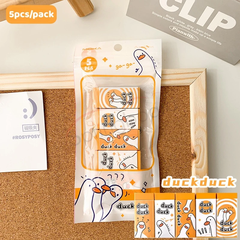 2024 Latest Hot Selling Cute Cartoon Animal Design Pencil Eraser Rubber Manufacturer Wholesale Back to School Supplies