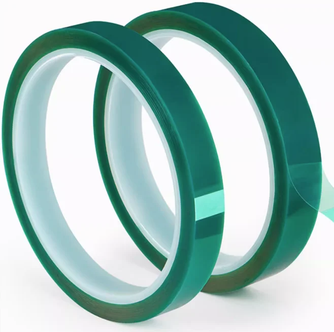 PET High-Temperature Mara Green Liner Acrylic Glue Single Sided Tape Used To Prevent The Current Generated By Friction