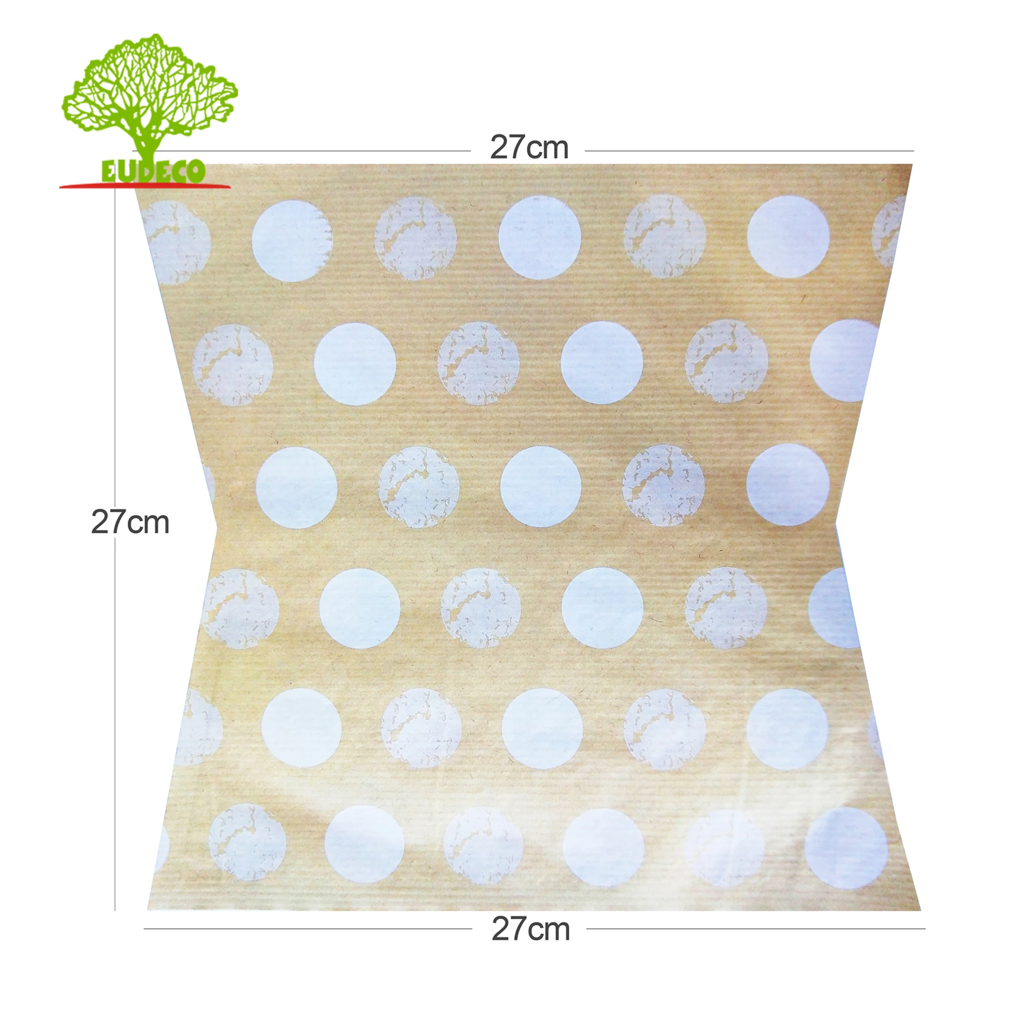 New Compostable Thick Plastic Vase Dotty Kraft Bags Making Machine Paper Pot X for Flower Household Products Coated Paper Accept