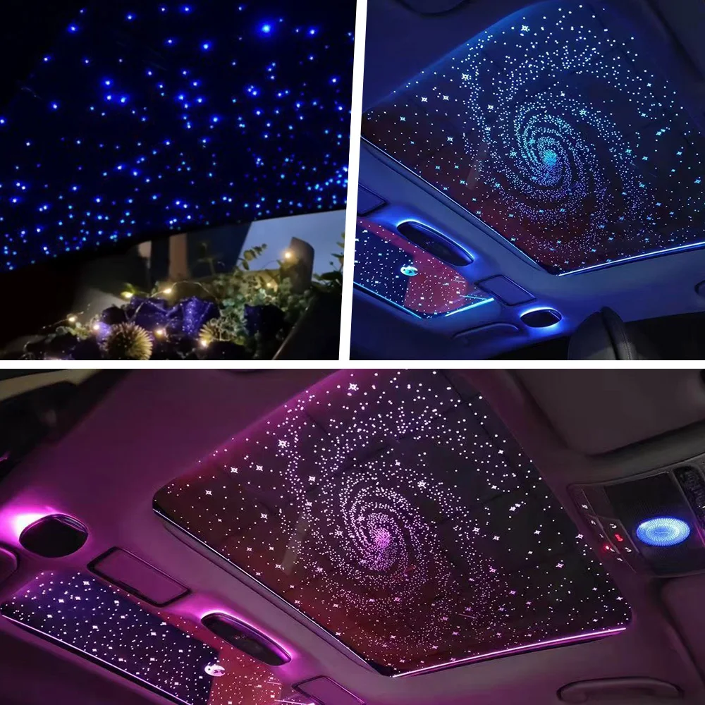 star ceiling fiber optic lights used 0.75mm PMMA end glow fiber optic with good price in stock